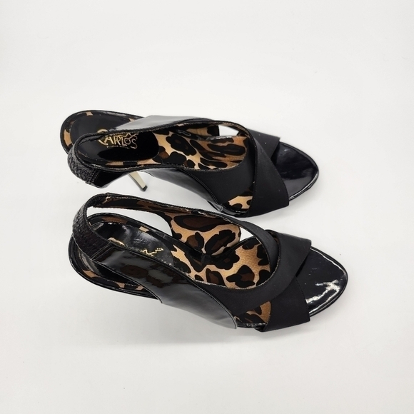 Carlos Santana Open-Toe Sandal Heels Size 8.5 Shoes - Picture 5 of 14